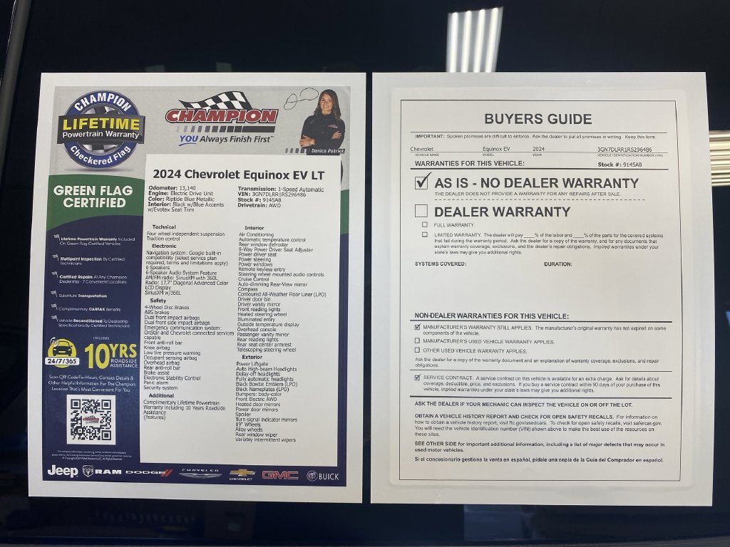Certified 2024 Chevrolet Equinox EV LT AWD/4WD image 43