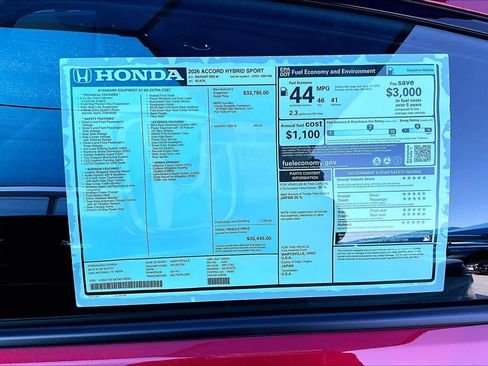 New 2026 Honda Accord Sport image 21