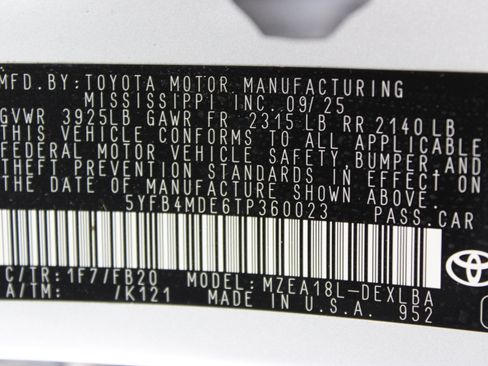 Used 2026 Toyota Corolla LE FWD image 38