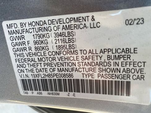 Certified 2023 Honda Civic Sport image 39