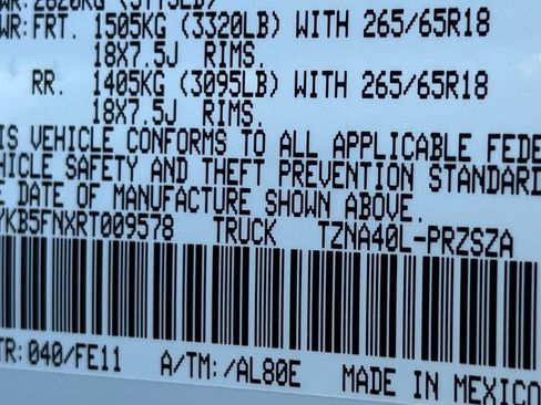 Certified 2024 Toyota Tacoma TRD Sport RWD image 25