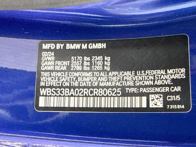 Used 2024 BMW M4 xDrive Competition AWD/4WD image 15