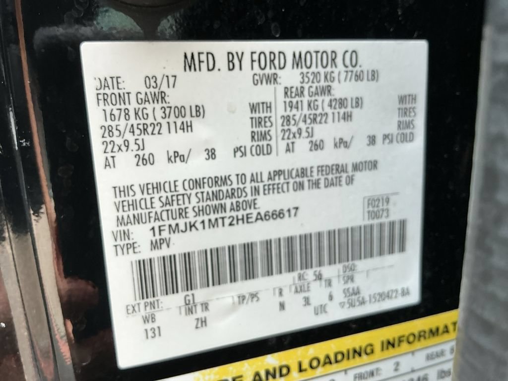 Used 2017 Ford Expedition EL Platinum AWD/4WD image 25