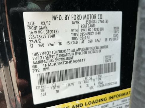 Used 2017 Ford Expedition EL Platinum AWD/4WD image 25