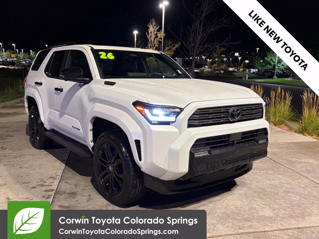 Used 2026 Toyota 4Runner Platinum AWD/4WD 360° Tour