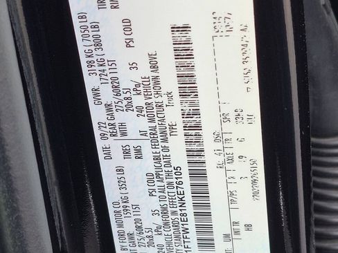 Used 2022 Ford F150 Lariat AWD/4WD image 29