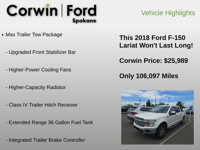 Used 2018 Ford F150 Lariat AWD/4WD image 6