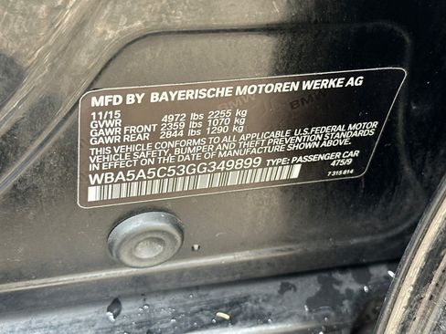 Used 2016 BMW 528i Sedan RWD image 29
