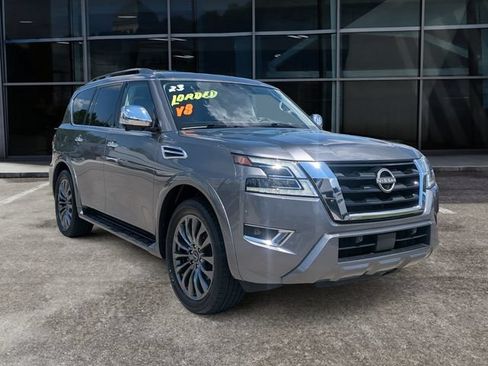 Used 2023 Nissan Armada Platinum w/ Captain's Chairs Package AWD/4WD image 2