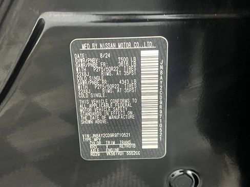 Used 2024 Nissan Armada Platinum w/ Cargo Package image 36