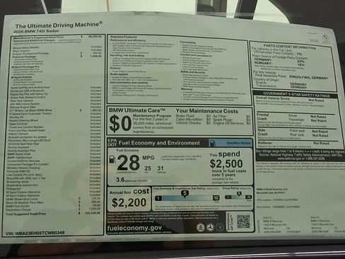 New 2026 BMW 740i 740i image 30