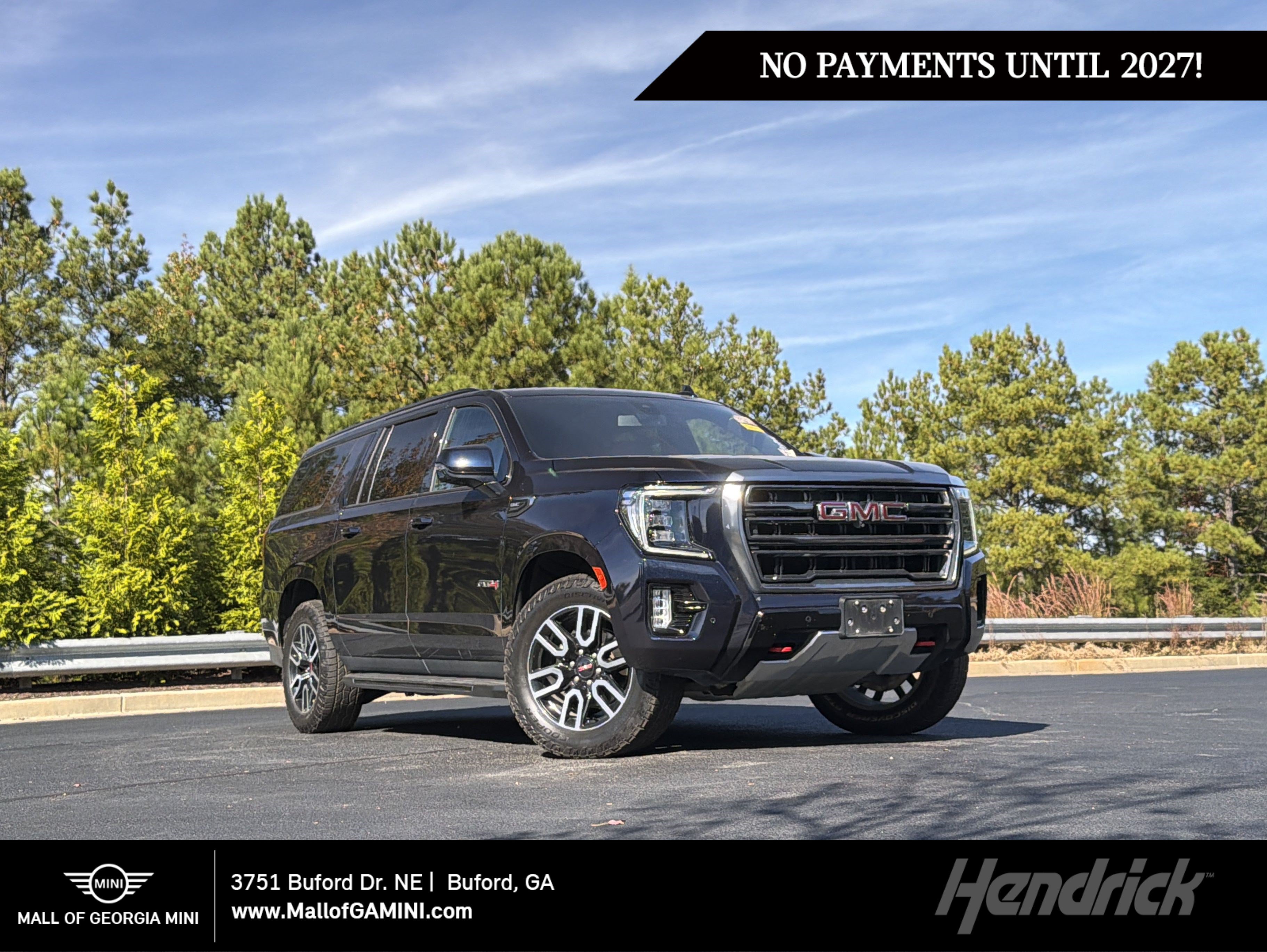 Used 2021 GMC Yukon XL AT4 w/ Rear Media and Nav Package AWD/4WD image 1