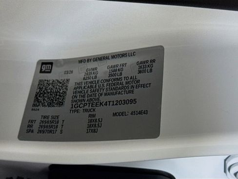 New 2026 Chevrolet Colorado Trail Boss AWD/4WD image 21