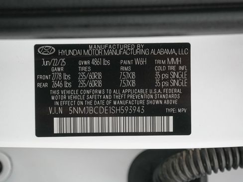 Used 2025 Hyundai Tucson SEL AWD/4WD image 23