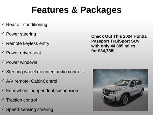 Certified 2024 Honda Passport TrailSport image 12