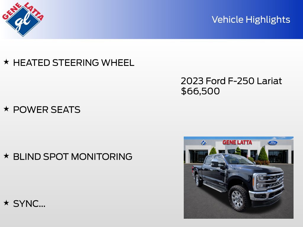 Certified 2023 Ford F250 Lariat w/ Tow Technology Package AWD/4WD image 35
