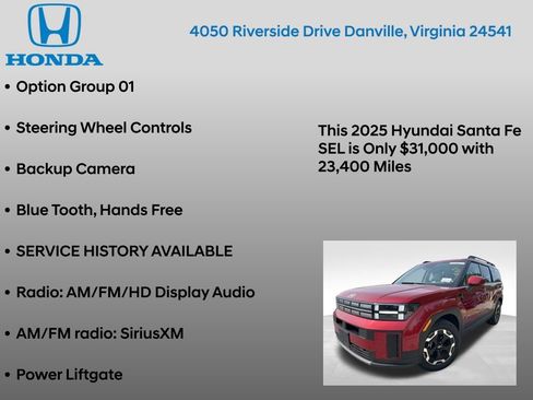 Used 2025 Hyundai Santa Fe SEL AWD/4WD image 7