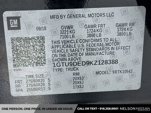 Used 2019 GMC Sierra 1500 SLT w/ SLT Premium Package AWD/4WD image 31