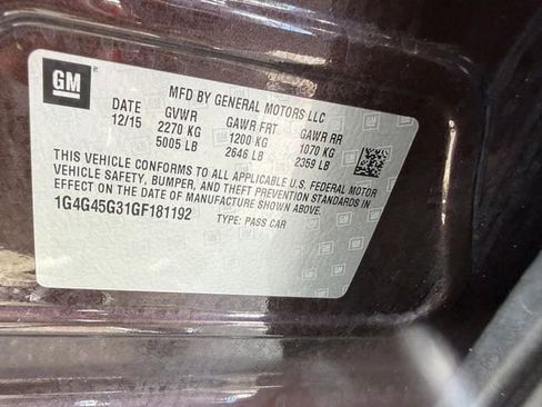 Used 2016 Buick LaCrosse Sport Touring w/ Experience Buick Package FWD image 41