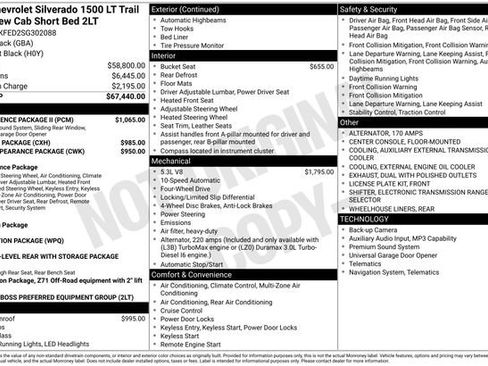 Used 2025 Chevrolet Silverado 1500 LT Trail Boss w/ Convenience Package II AWD/4WD image 20