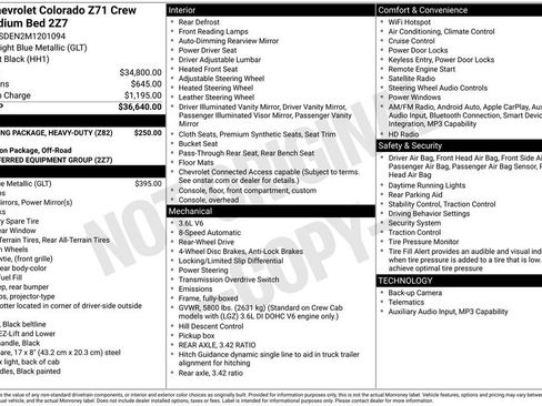 Certified 2021 Chevrolet Colorado Z71 image 3