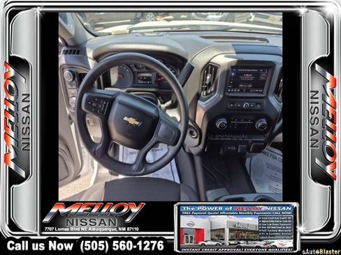 Used 2025 Chevrolet Silverado 1500 Custom w/ Turbomax Blackout Package AWD/4WD image 12