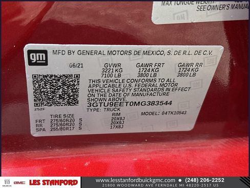 Used 2021 GMC Sierra 1500 AT4 AWD/4WD image 19