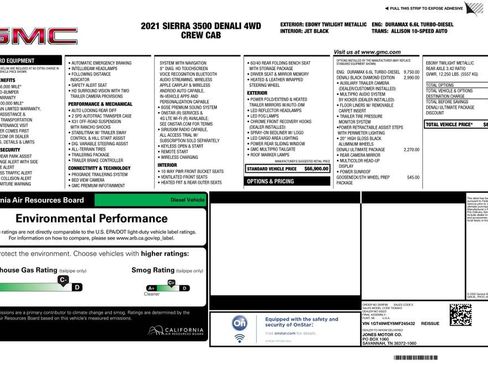 Used 2021 GMC Sierra 3500 Denali w/ Denali Black Diamond Edition AWD/4WD image 7