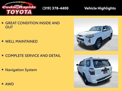 Certified 2023 Toyota 4Runner TRD Off-Road Premium w/ Moonroof Package AWD/4WD image 9