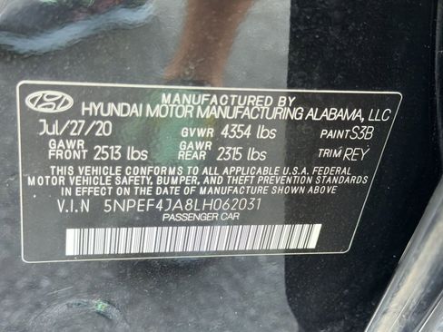 Used 2020 Hyundai Sonata SEL w/ Convenience Package FWD image 18