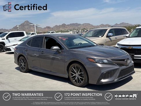 Used 2022 Toyota Camry SE w/ Carpet Mat Package (TMS) FWD image 1