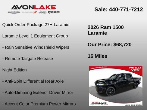 New 2026 RAM 1500 Laramie w/ Night Edition image 6