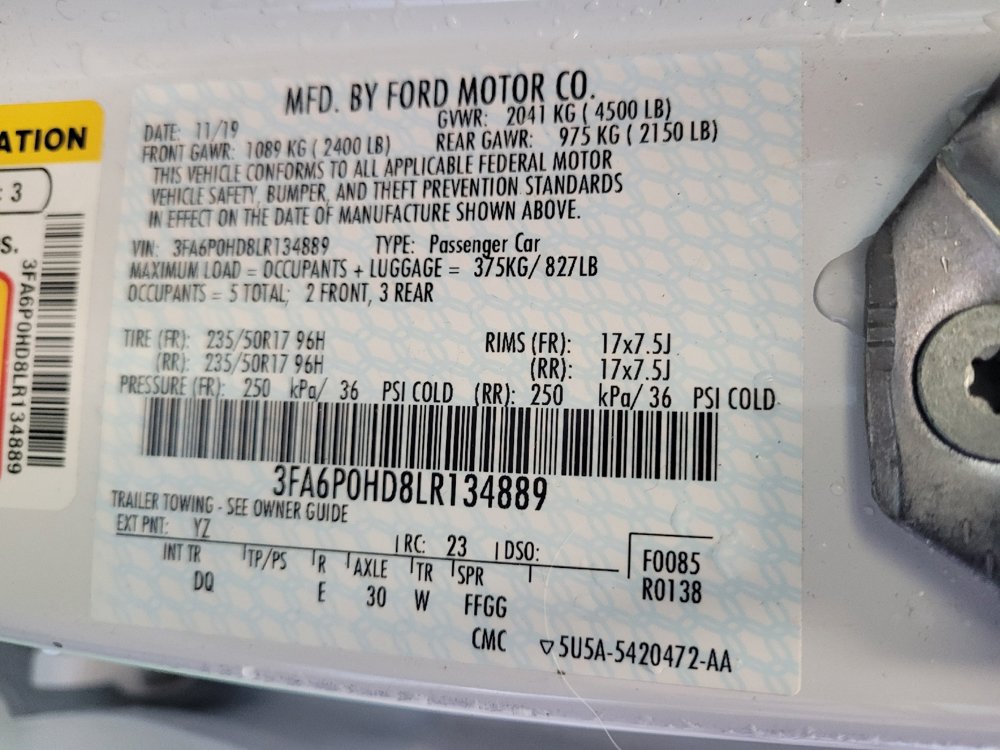 Used 2020 Ford Fusion SE FWD image 33