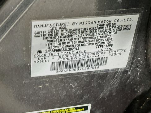 Used 2025 Nissan Kicks S AWD/4WD image 12
