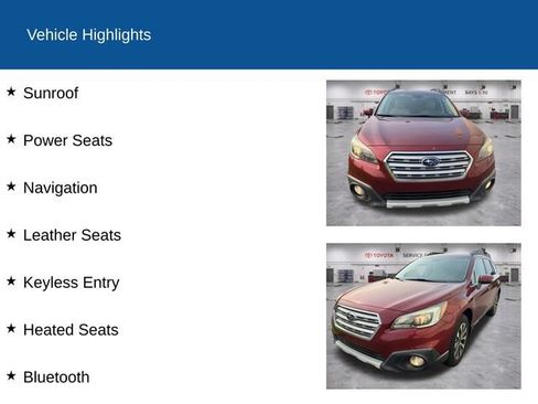 Used 2016 Subaru Outback 2.5i Limited AWD/4WD image 2
