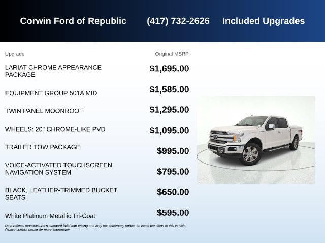 Used 2018 Ford F150 Lariat AWD/4WD image 5