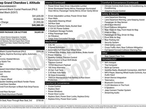 Used 2025 Jeep Grand Cherokee L Laredo AWD/4WD image 30