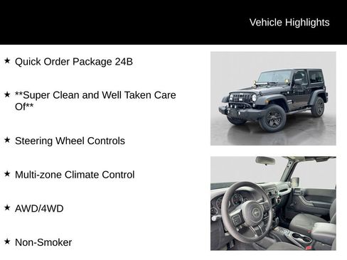 Used 2016 Jeep Wrangler Sport AWD/4WD image 6