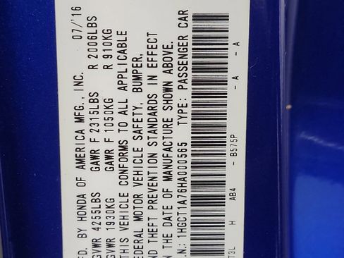 Used 2017 Honda Accord EX image 30