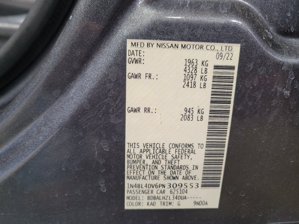 Used 2023 Nissan Altima 2.5 SV FWD image 33