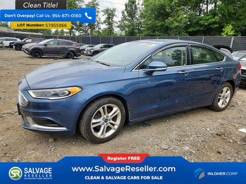 Used 2018 Ford Fusion SE FWD image 1