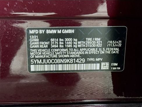 Used 2022 BMW X5 M w/ Competition Package 2 image 34