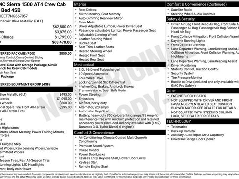 Used 2022 GMC Sierra 1500 AT4 w/ AT4 Preferred Package image 8