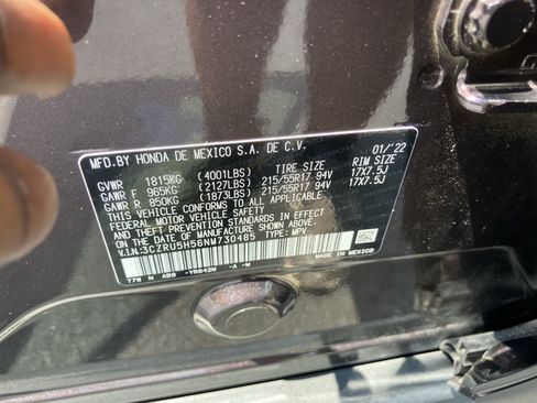 Certified 2022 Honda HR-V EX image 37