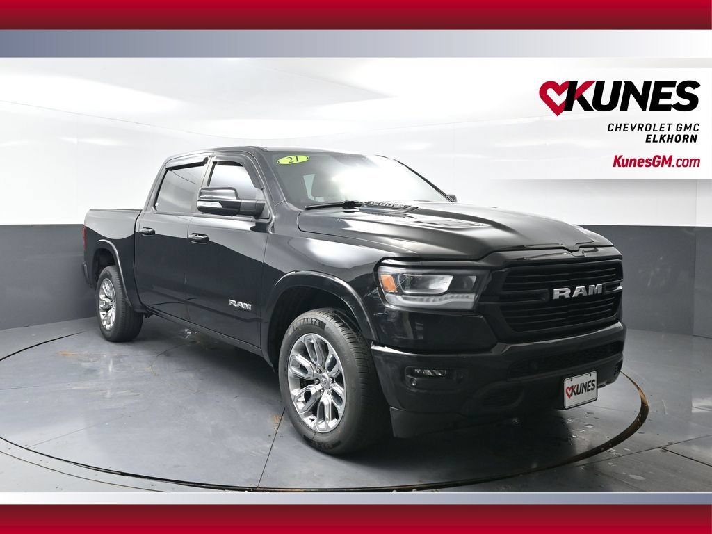 Used 2021 RAM 1500 Laramie w/ Sport Appearance Package AWD/4WD image 1