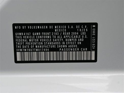 New 2026 Volkswagen Jetta SE image 19