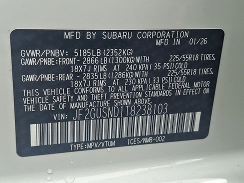 New 2026 Subaru Crosstrek 2.5i Limited image 20