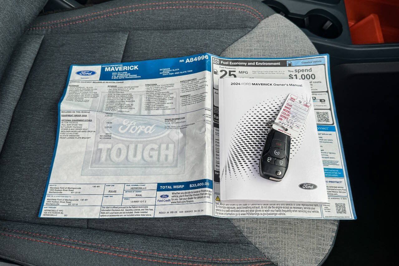 Used 2024 Ford Maverick XLT w/ XLT Luxury Package AWD/4WD image 31