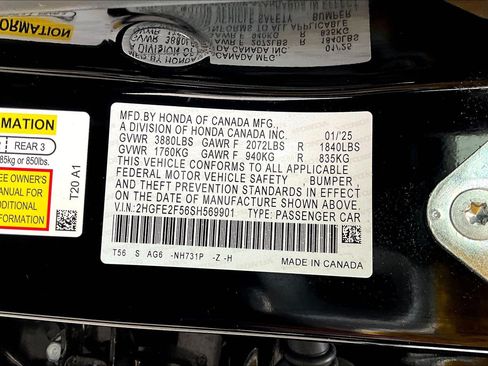 Used 2025 Honda Civic Sport image 11
