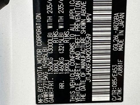 Used 2021 Lexus RX 350L Premium w/ Premium Package image 31